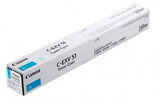 Тонер CANON C-EXV51L C голубой (0485C002)