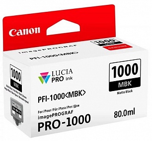 Картридж CANON PFI-1000 MBK матовый черный (0545C001)