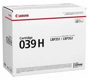 Картридж CANON 039H BK  увеличенной емкости (0288C001)