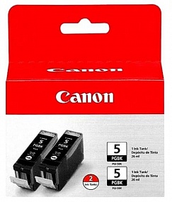 Картридж CANON PGI-5 BK черный, набор из 2 картриджей (0628B030)