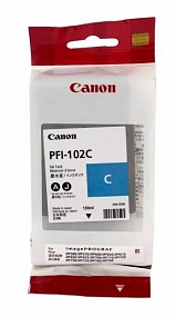 Картридж CANON PFI-102 C голубой (0896B001)