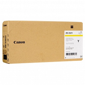 Картридж CANON PFI-707 Y желтый (9824B001)