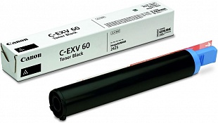 Чёрный тонер C-EXV 60 на 10 200 отпечатков при 6% заполнении.