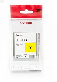 Картридж CANON PFI-107 Y желтый (6708B001)