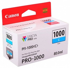 Картридж CANON PFI-1000 C голубой (0547C001)