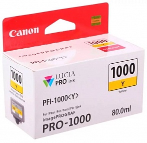 Картридж CANON PFI-1000 Y желтый (0549C001)
