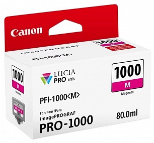 Картридж CANON PFI-1000 M пурпурный (0548C001)